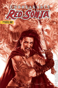 Variant Cover for Unbreakable Red Sonja #2