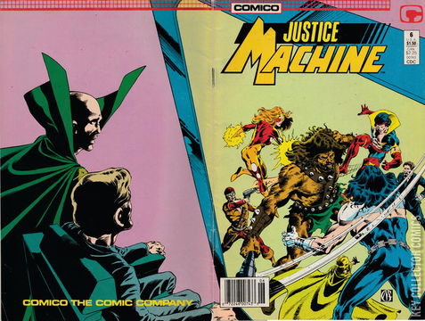 Variant Cover for Justice Machine #6