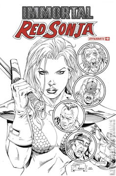 Variant Cover for Immortal Red Sonja #1