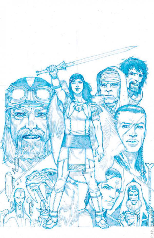 Variant Cover for Sword of Ages #1