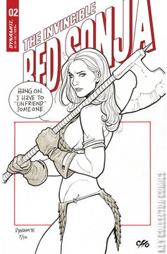 Variant Cover for Invincible Red Sonja #2