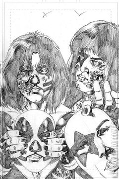 Variant Cover for KISS / Zombies #5