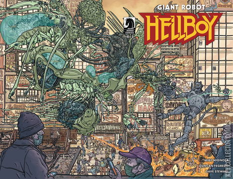 Variant Cover for Giant Robot Hellboy #2