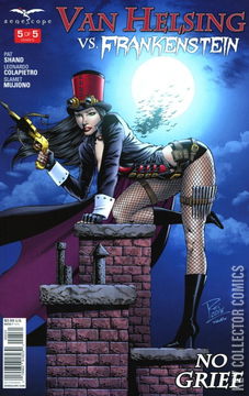 Variant Cover for Van Helsing vs. Frankenstein #5