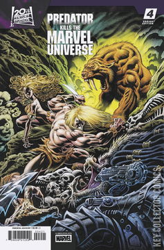 Variant Cover for Predator Kills the Marvel Universe #4