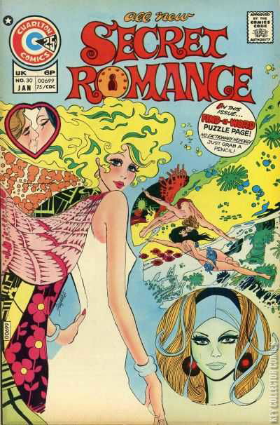 Secret Romance #30 Published December 1969 | Key Collec