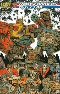 Variant Cover for Transformers vs. G.I. Joe #2