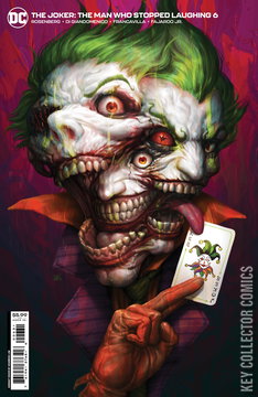 Variant Cover for Joker: The Man Who Stopped Laughing #6