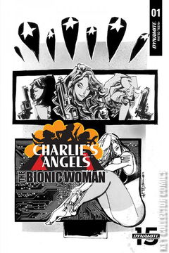 Variant Cover for Charlie's Angels vs. The Bionic Woman #1