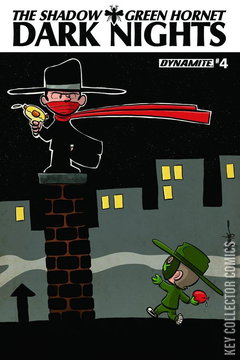 Variant Cover for The Shadow / Green Hornet: Dark Nights #4