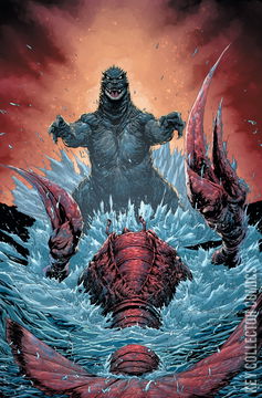 Variant Cover for Godzilla: Here There Be Dragons #4