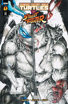 Variant Cover for Teenage Mutant Ninja Turtles vs. Street Fighter #1