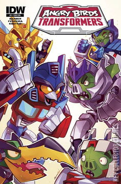 Variant Cover for Angry Birds / Transformers #3