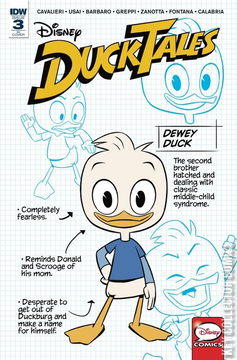 Variant Cover for DuckTales #3