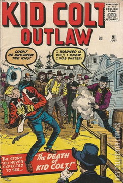 Variant Cover for Kid Colt Outlaw #91