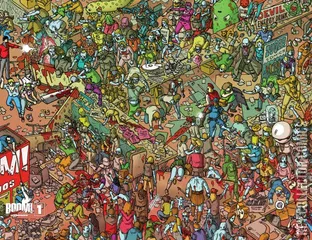Variant Cover for Fanboys vs. Zombies #1
