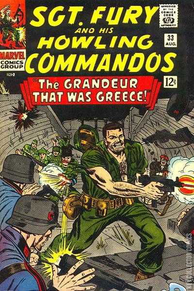 Cover art for Sgt. Fury and His Howling Commandos #33