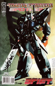 Variant Cover for Transformers Spotlight: Drift #1