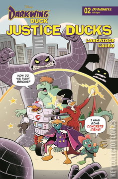 Variant Cover for Justice Ducks #2
