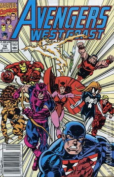Variant Cover for West Coast Avengers #74