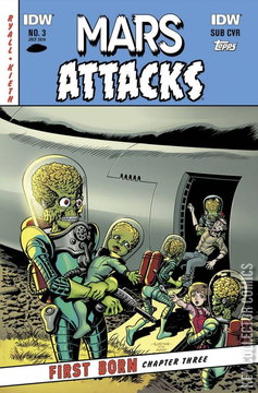 Variant Cover for Mars Attacks: First Born #3