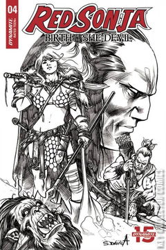 Variant Cover for Red Sonja: Birth of the She-Devil #4
