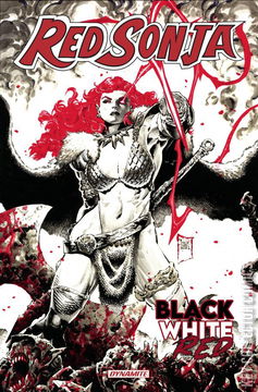 Variant Cover for Red Sonja: Black, White, Red #8