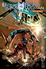 Cover for The Bionic Man vs. The Bionic Woman #5