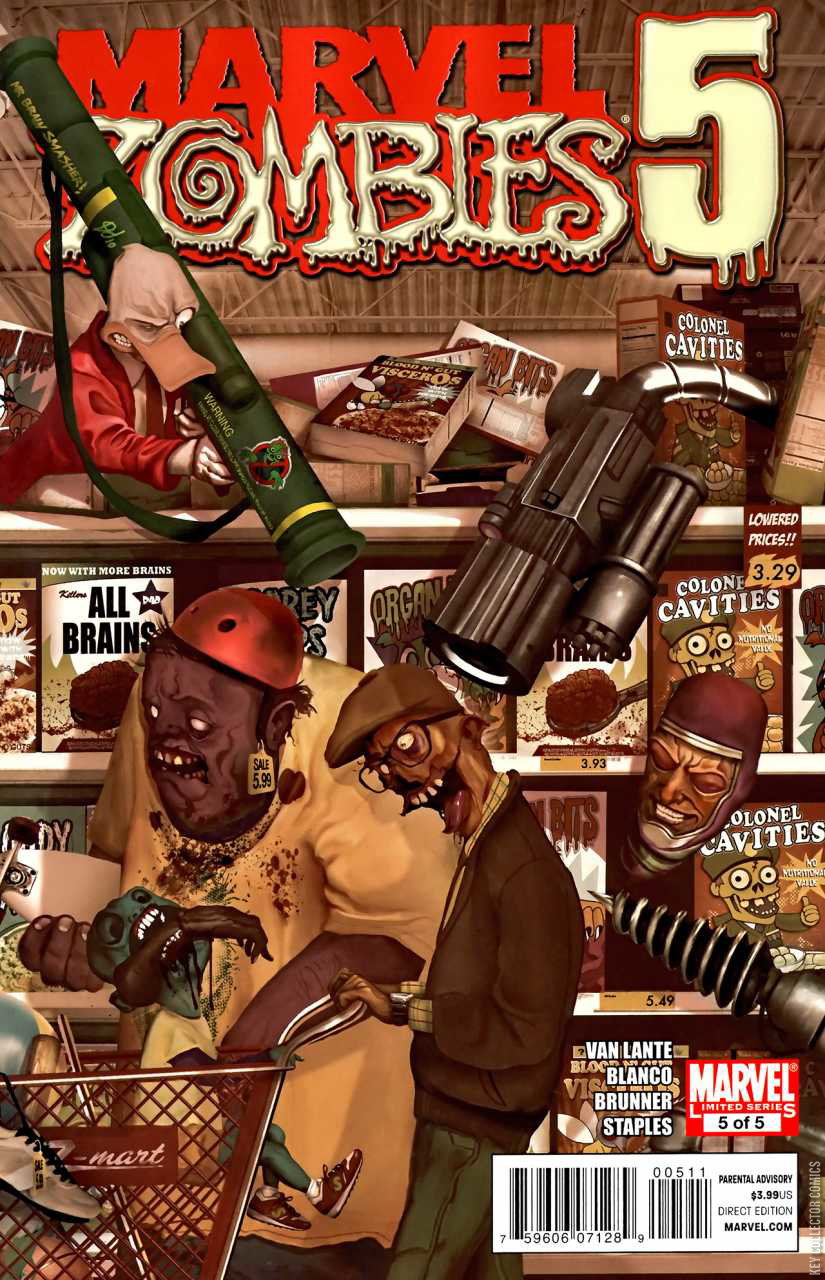 Zombie Sample Marvel Zombies 5 #5 Published July 2010 | Key Collector