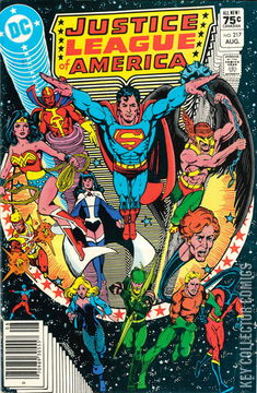 Variant Cover for Justice League of America #217