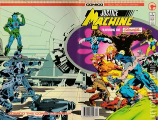 Variant Cover for Justice Machine Featuring The Elementals #1