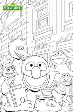 Variant Cover for Sesame Street #1