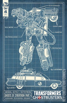 Variant Cover for Transformers / Ghostbusters #4