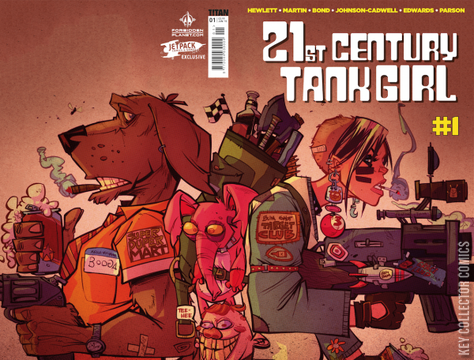 Variant Cover for 21st Century Tank Girl #1