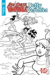 Variant Cover for Red Sonja and Vampirella Meet Betty and Veronica #1