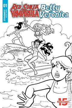 Variant Cover for Red Sonja and Vampirella Meet Betty and Veronica #1