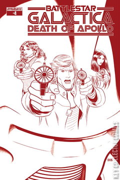 Variant Cover for Battlestar Galactica: Death of Apollo #4