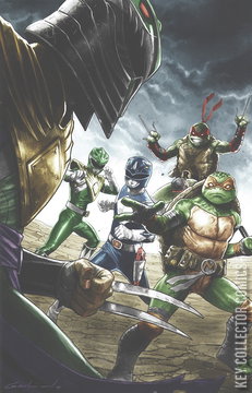 Variant Cover for Mighty Morphin Power Rangers / Teenage Mutant Ninja Turtles #5