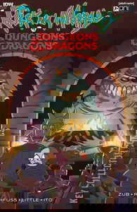 Variant Cover for Rick and Morty vs. Dungeons & Dragons #1