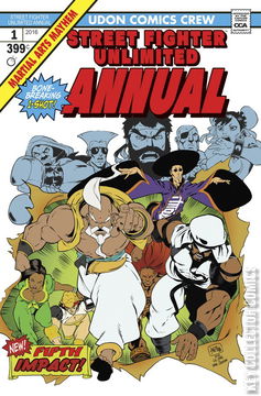 Variant Cover for Street Fighter Unlimited #1