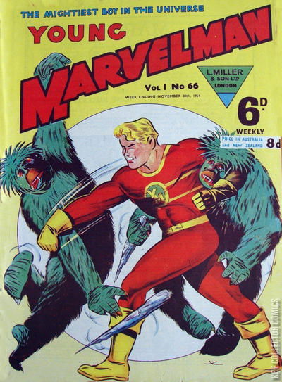 Cover art for Young Marvelman #66 