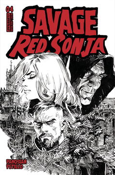 Variant Cover for Savage Red Sonja #4
