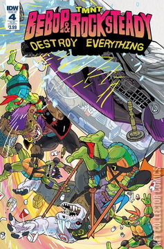 Variant Cover for Teenage Mutant Ninja Turtles: Bebop & Rocksteady Destroy Everything #4