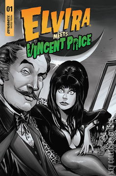 Variant Cover for Elvira Meets Vincent Price #1