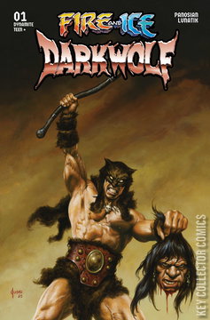 Variant Cover for Fire and Ice: Darkwolf #1