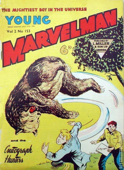 Cover art for Young Marvelman #153 