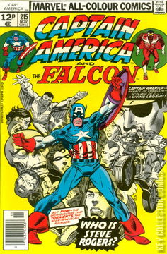 Variant Cover for Captain America #215