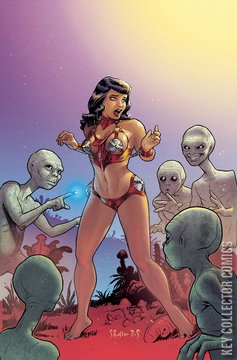 Variant Cover for Bettie Page: Alien Agenda #5