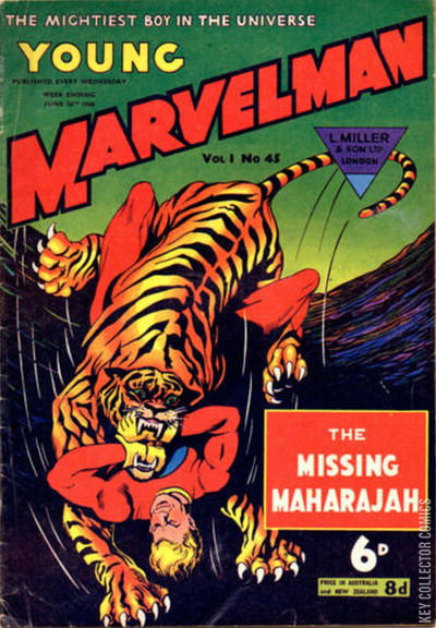 Cover art for Young Marvelman #45 