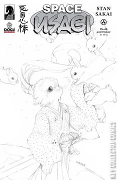 Variant Cover for Space Usagi: Death and Honor #1